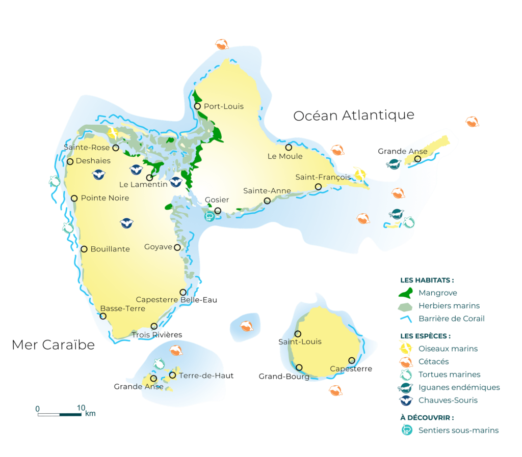 carte guadeloupe
